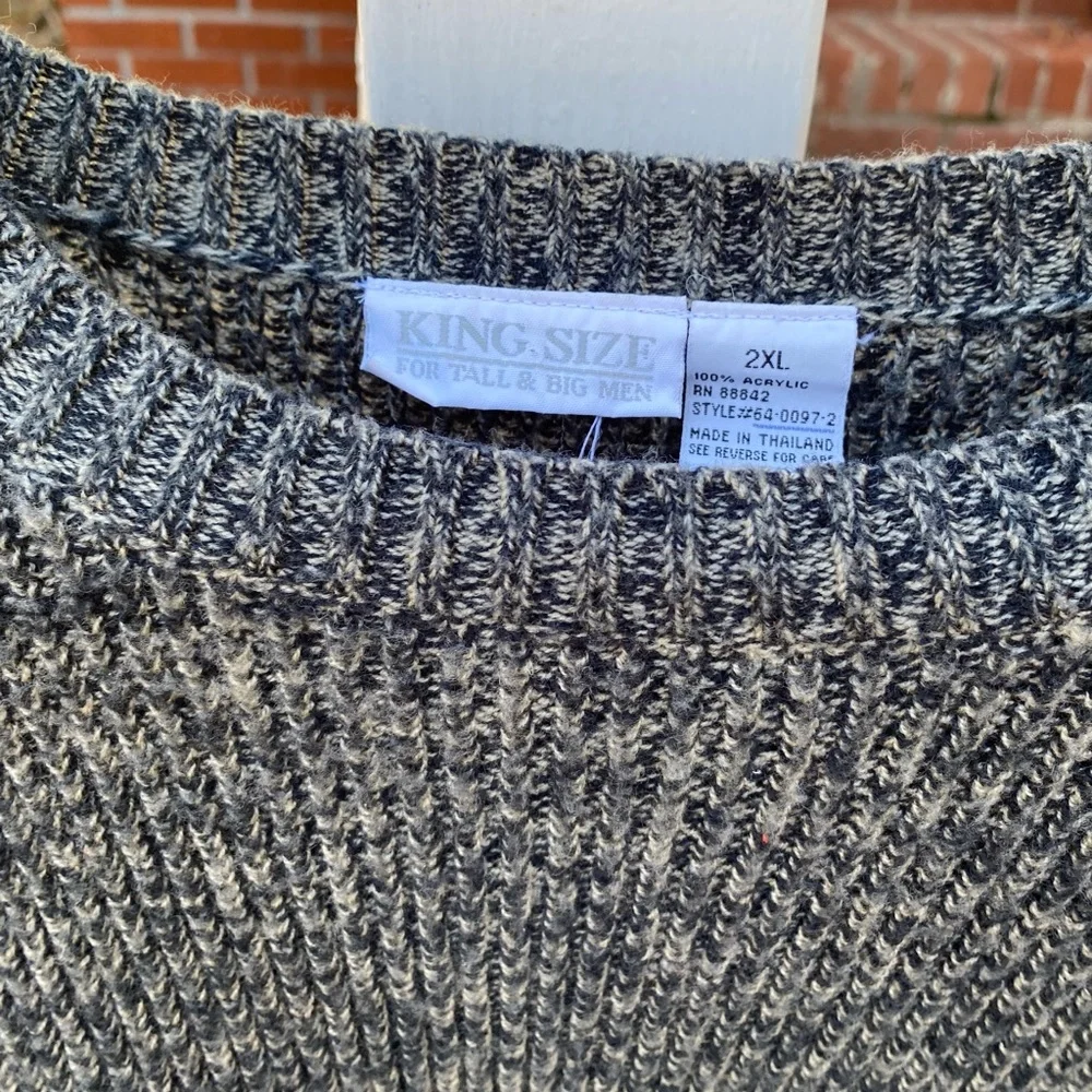 King Size For Tall & Big Men Acrylic Sweater Size 2XL